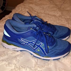 Blue & Neon Yellow/Green Women’s Asics